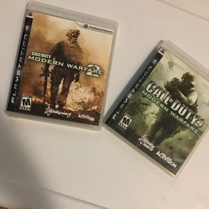 Call Of Duty Modern Warfare 1 & 2 bundle PS3